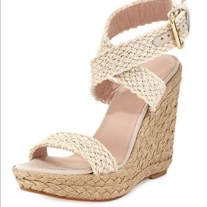 Stuart Weitzman Crocheted Crisscross Espadrille
